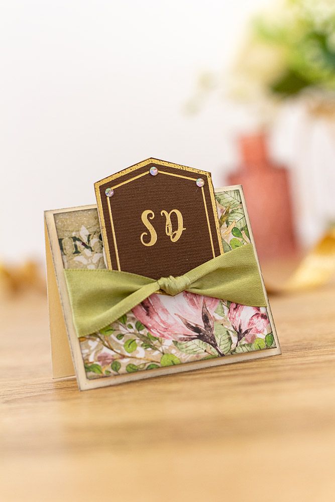 Gemini - Monogram Foil Stamp - Modern Script Alphabet