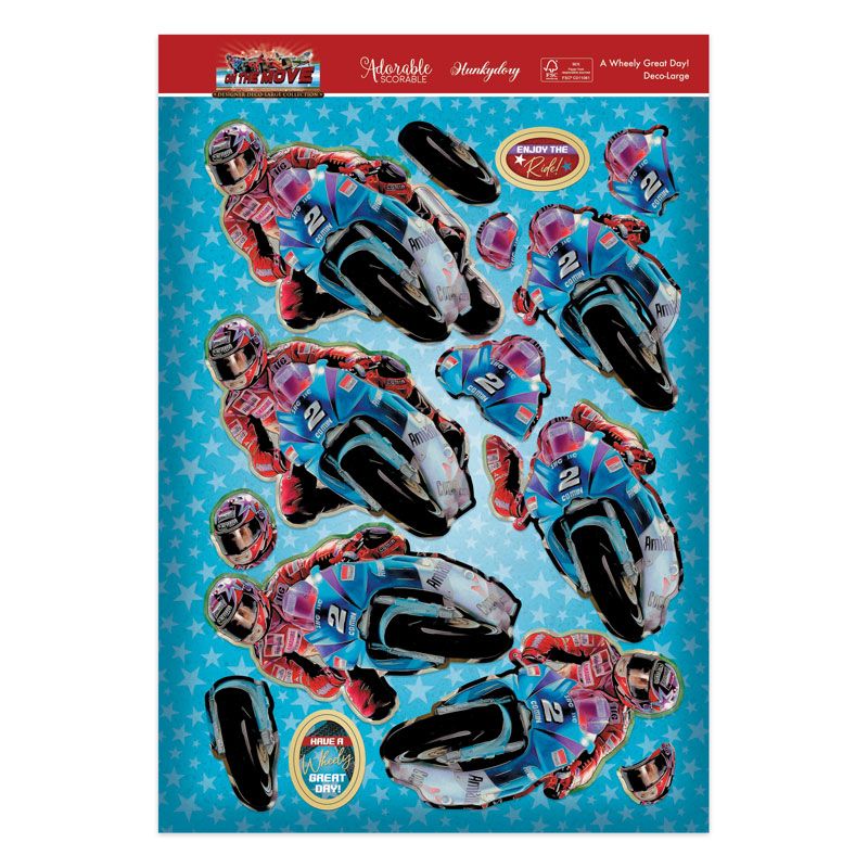 On the Move Deco-Large Set - A Wheely Great Day!