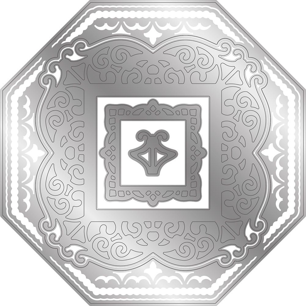 Gemini Heritage Die - Georgian Swirls