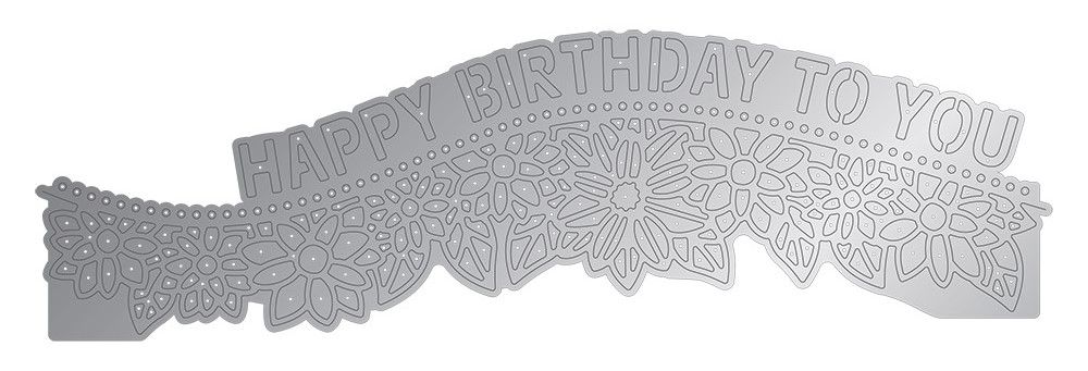 Gemini Die - Edgeables - Happy Birthday to You