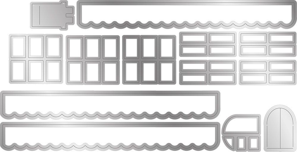 Gemini - Metal Die - Elements - Manor House