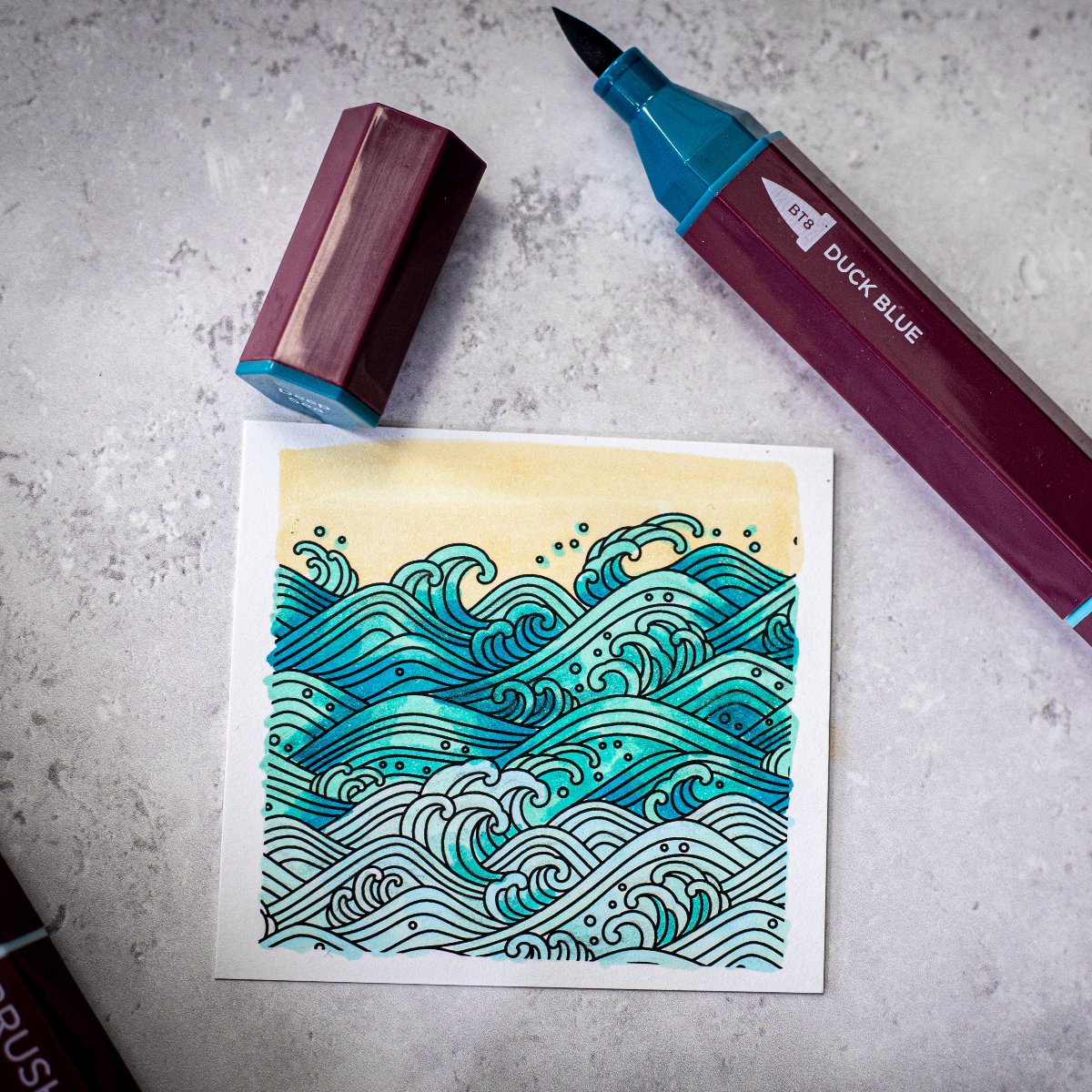 Spectrum Noir TriColour Brush 3 Piece - Escape to the Sea