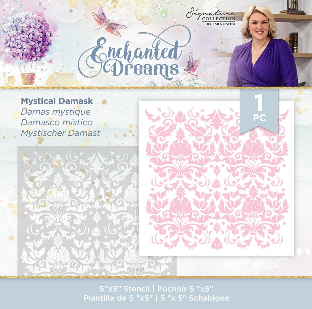 Sara Signature - Enchanted Dreams - Stencil - Mystical Damask
