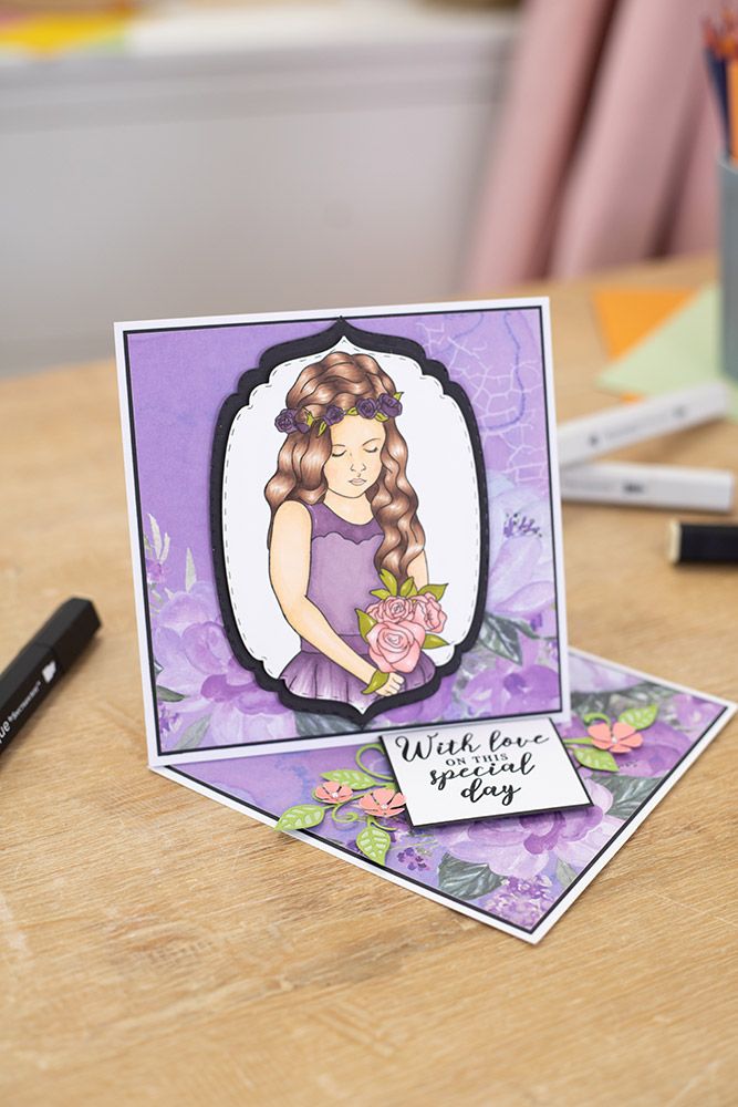 Crafters Companion Natural Beauty Photopolymer Stamp - Little Darling
