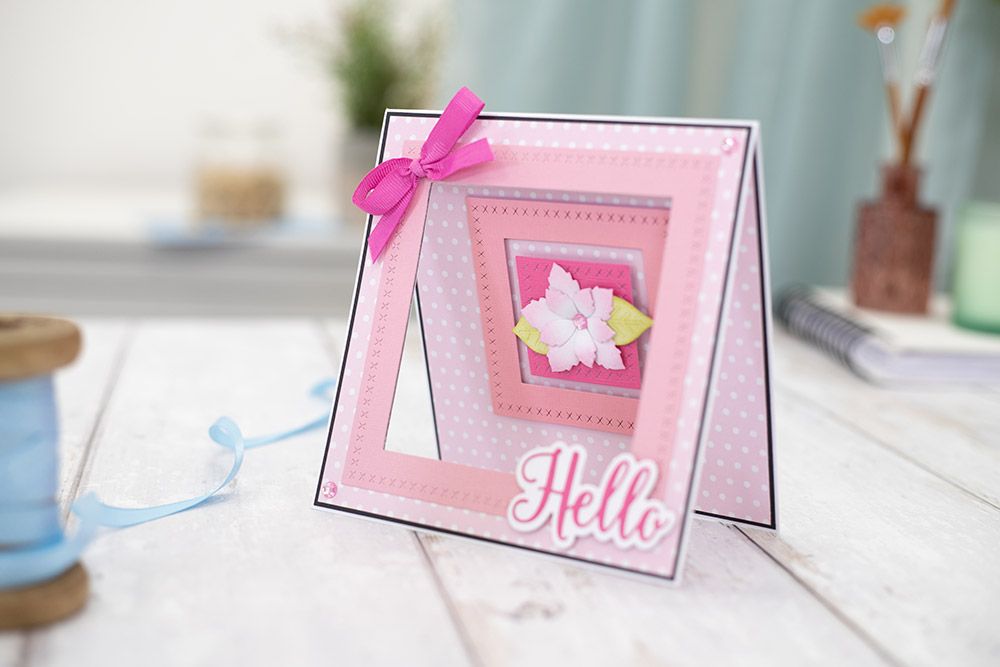 Gemini Elements Nesting Frame Die - Cross Stitch Square