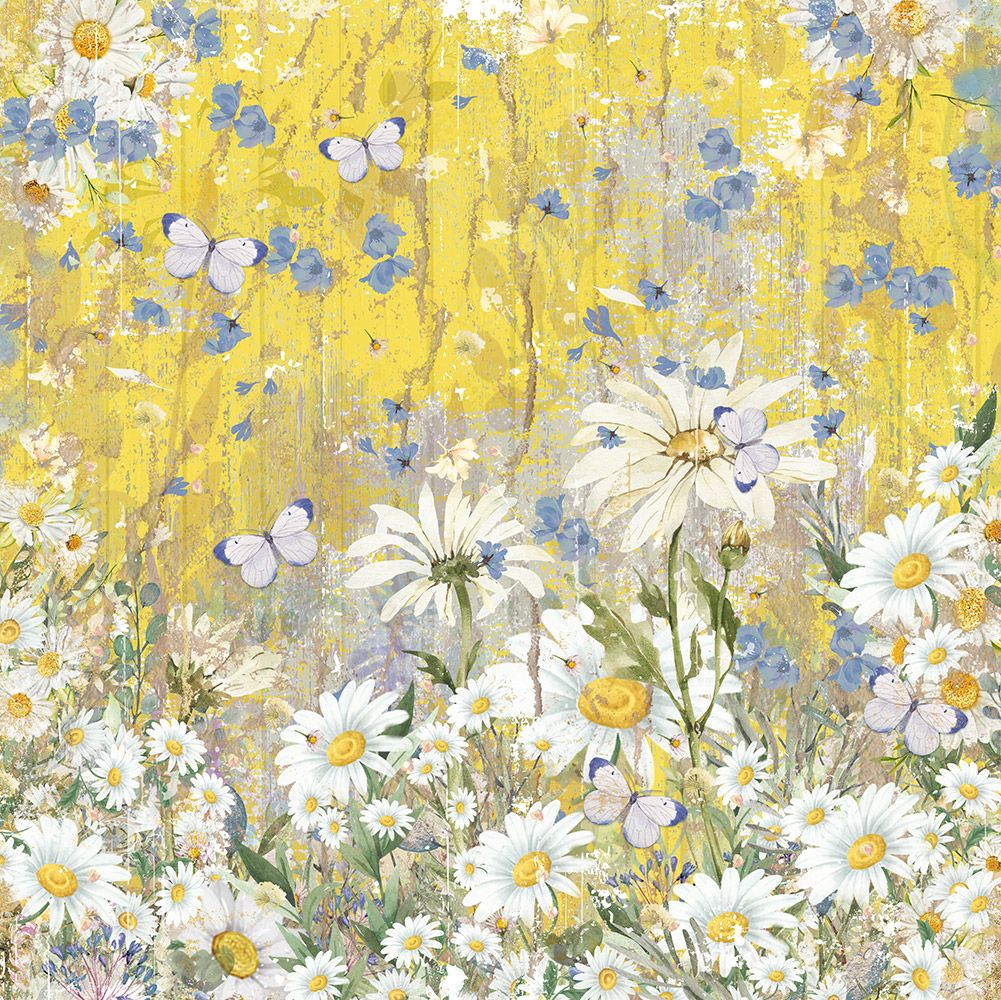 Natures Garden Delightful Daisies - 8x8 Vellum Pad