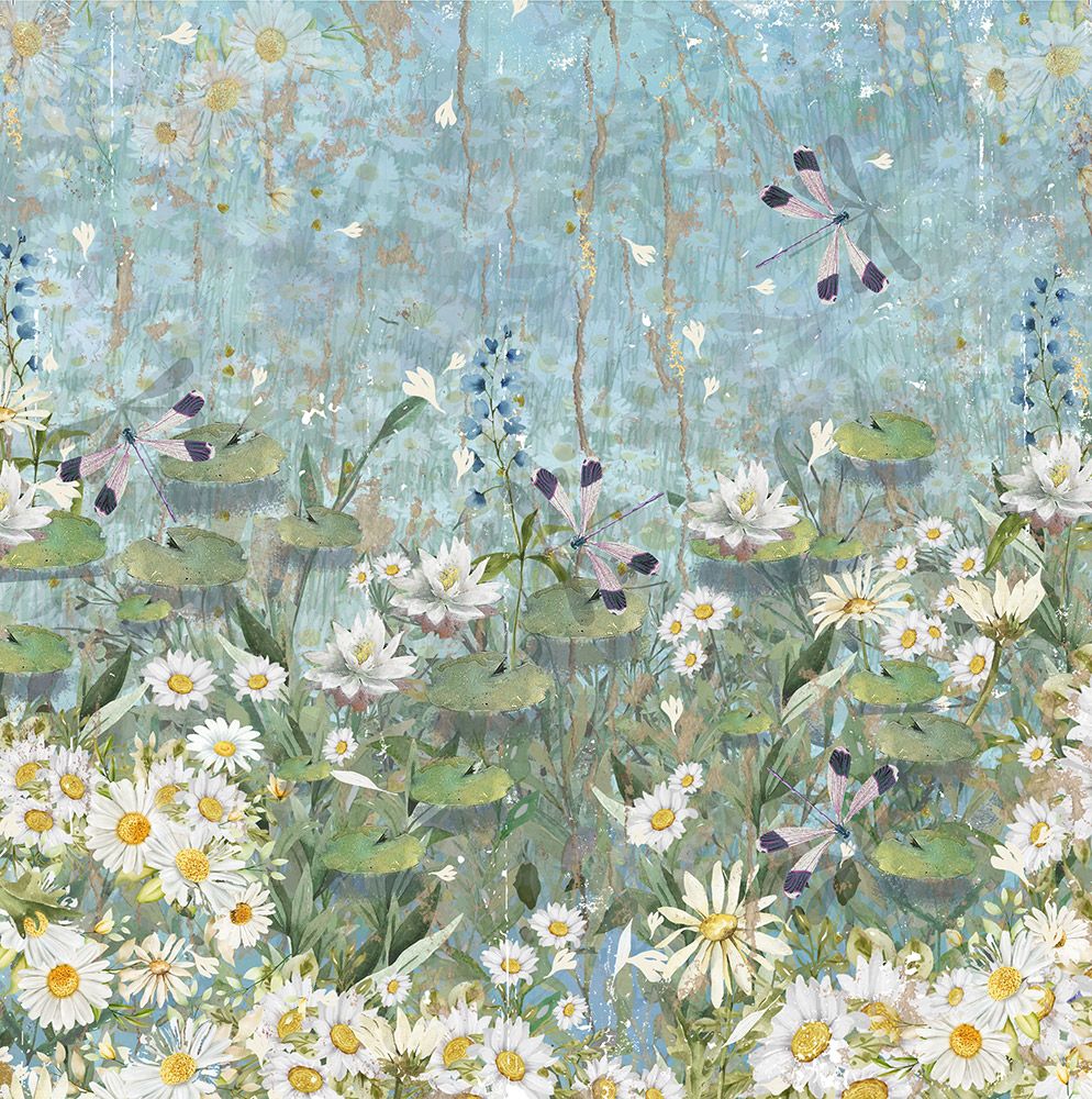 Natures Garden Delightful Daisies - 8x8 Vellum Pad