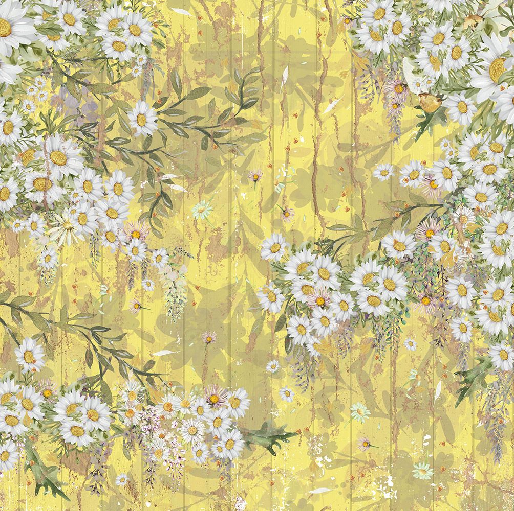 Natures Garden Delightful Daisies - 8x8 Vellum Pad