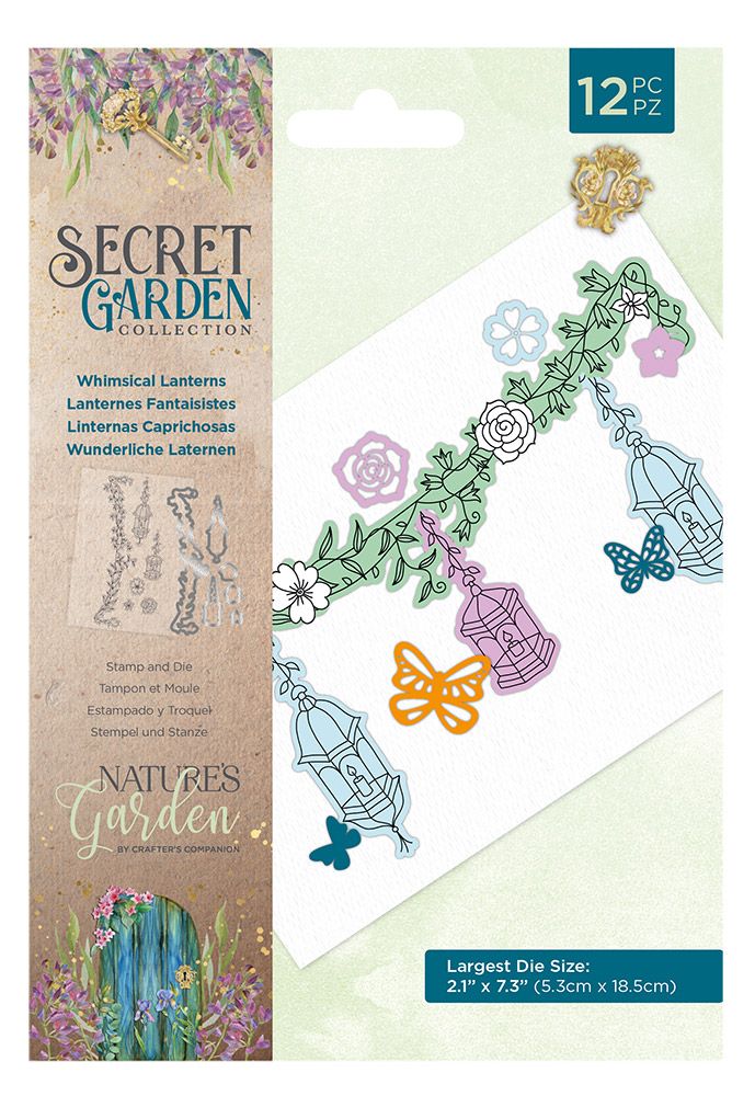 Natures Garden - Secret Garden - Stamp and Die - Whimsical Lanterns