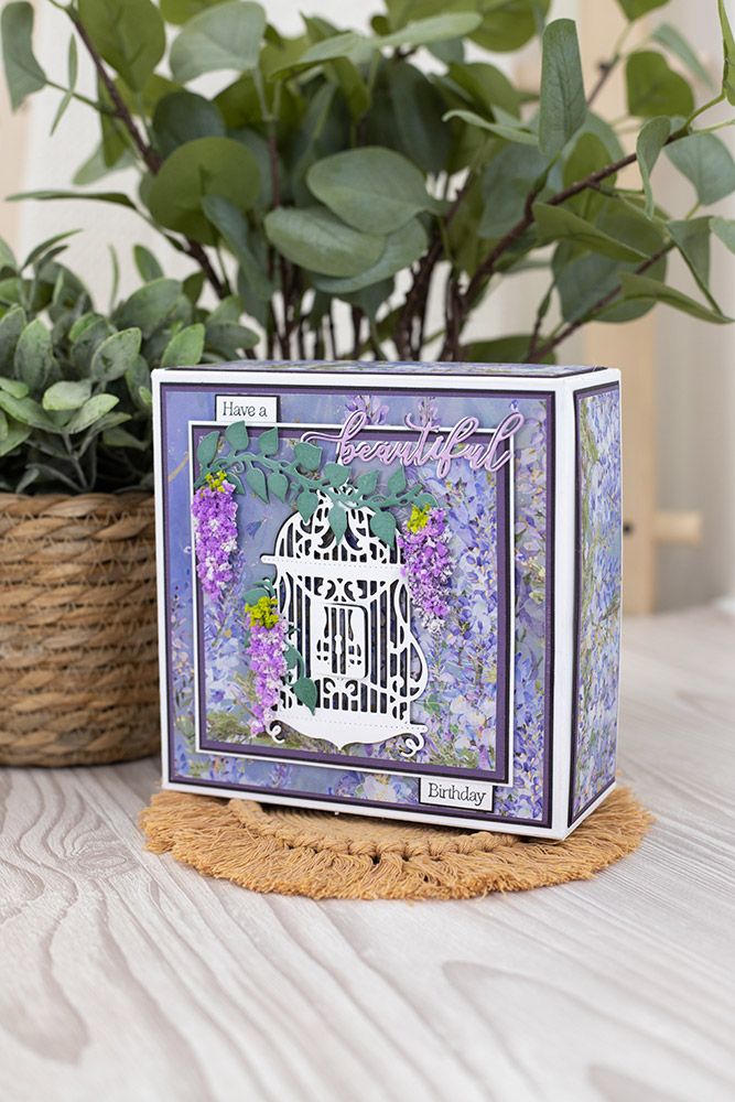 Natures Garden Wisteria Collection - A4 Luxury Linen Card Pack