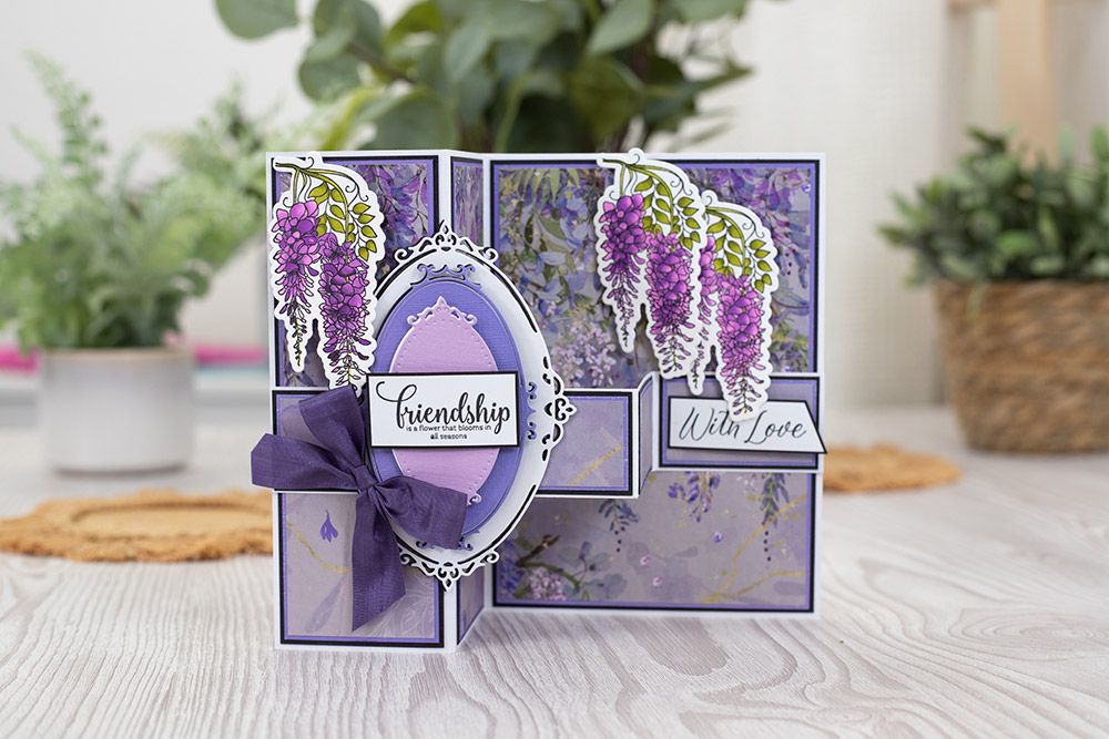 Natures Garden Wisteria Collection Stamp & Die - Wisteria Blossom