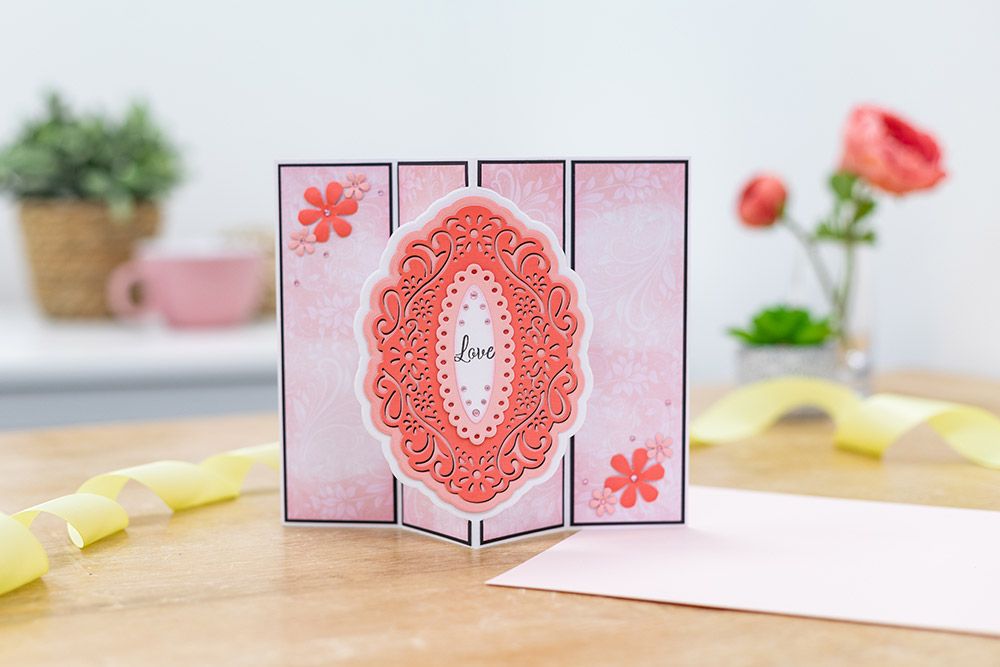 Gemini Ornate Pop Out Create a Card Die - Baroque Oval