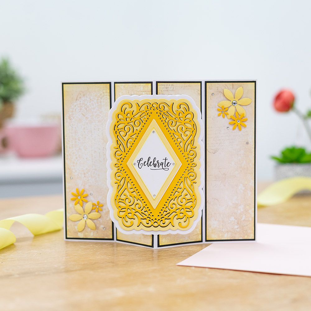 Gemini Ornate Pop Out Create a Card Die - Regal Diamond