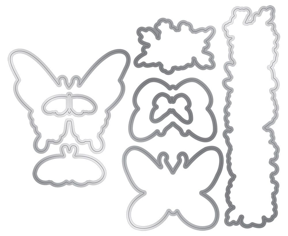 Gemini - Stamp and Die - Butterfly Delight