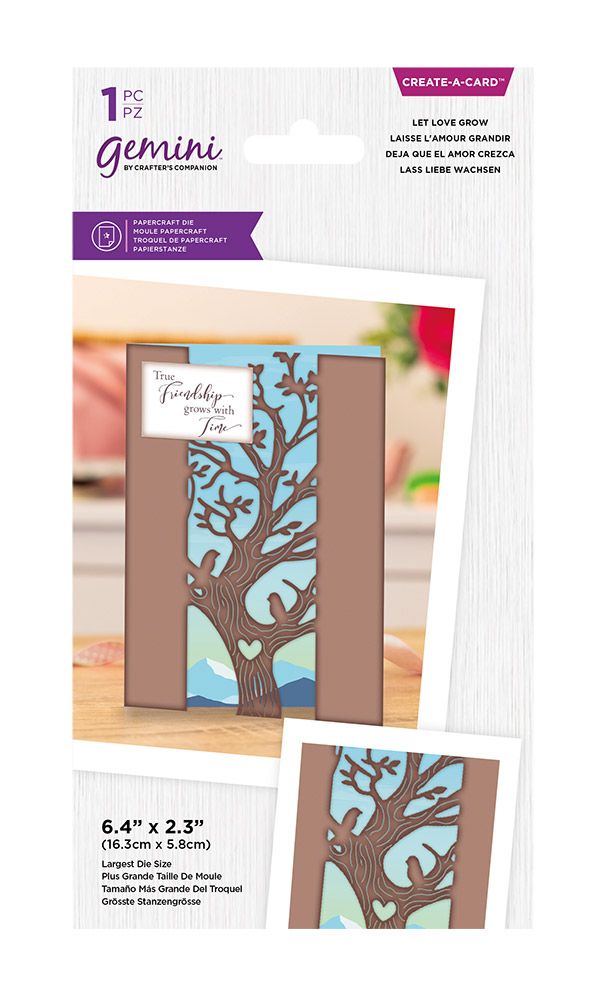 Gemini - Create a Card - Let Love Grow