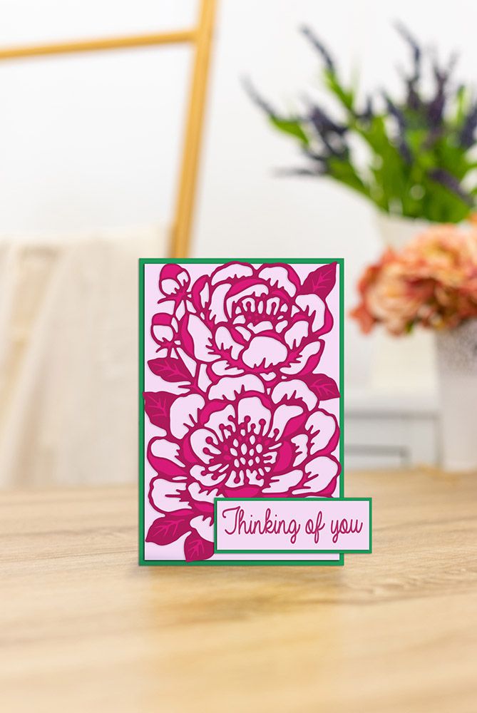 Gemini Elements Delicate Panel Die - Perfect Peonies
