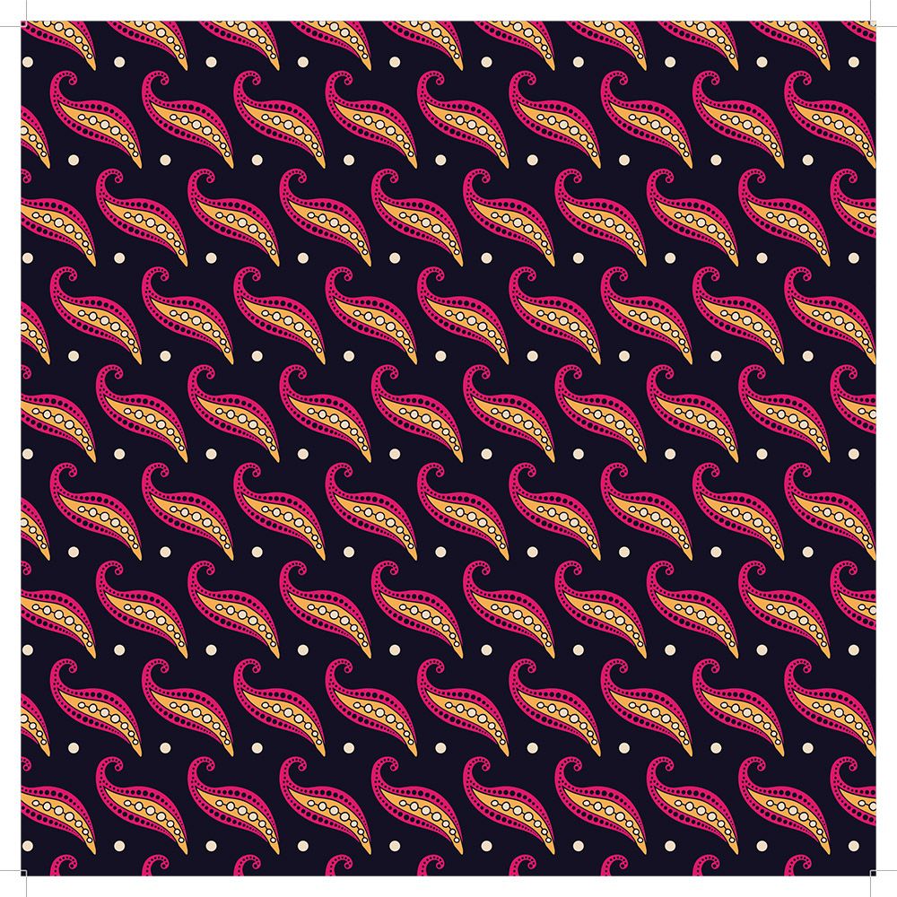 12"x12" Paper pad - Paisley Pattern