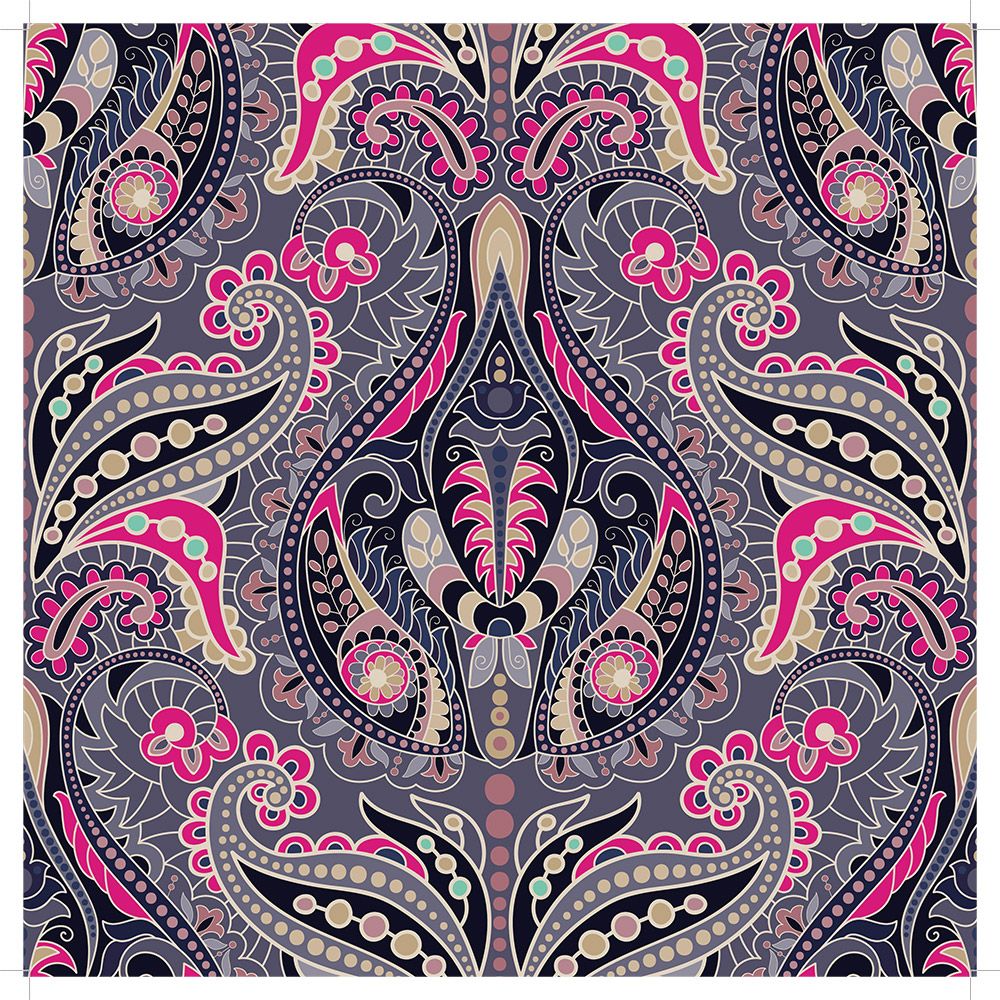 12"x12" Paper pad - Paisley Pattern