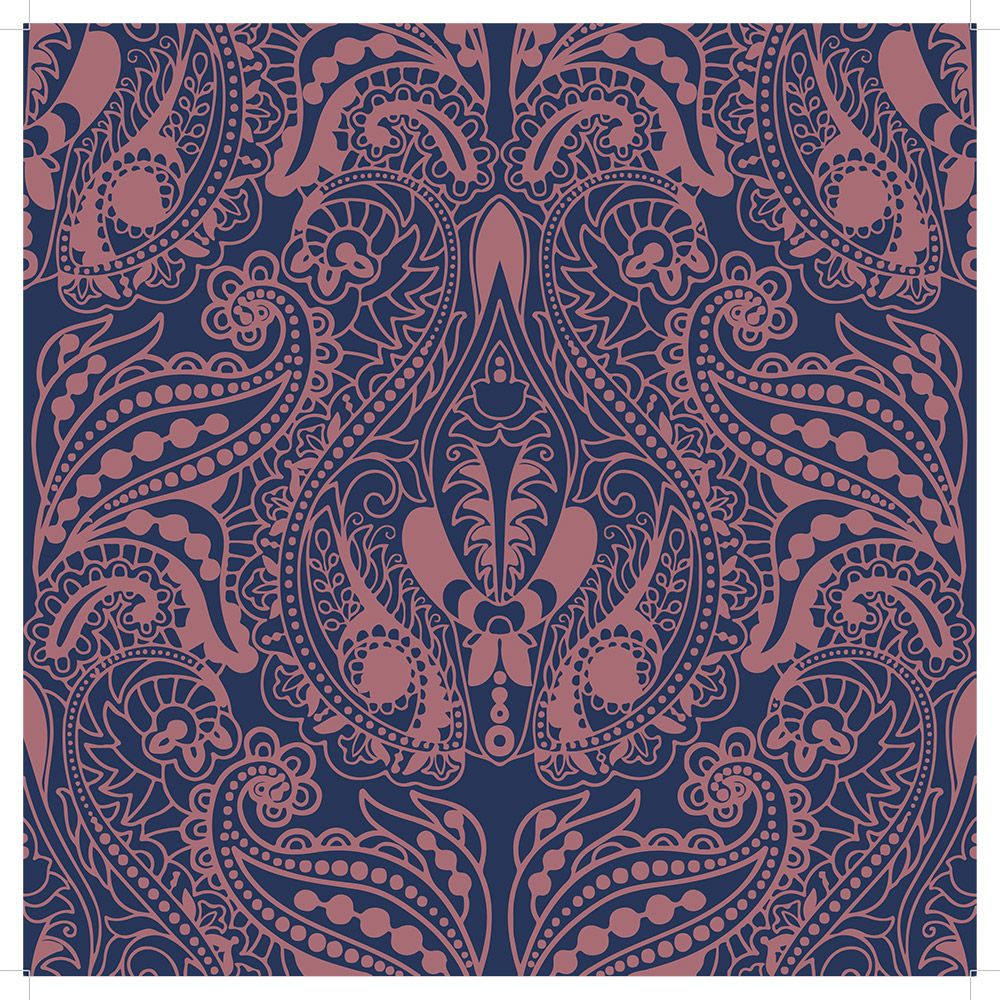 12"x12" Paper pad - Paisley Pattern