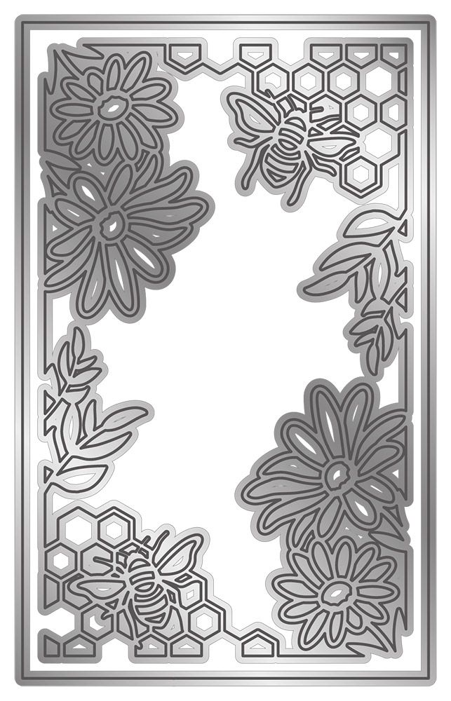 Gemini Create-a-card Paper Piecing Die – Happy Bees