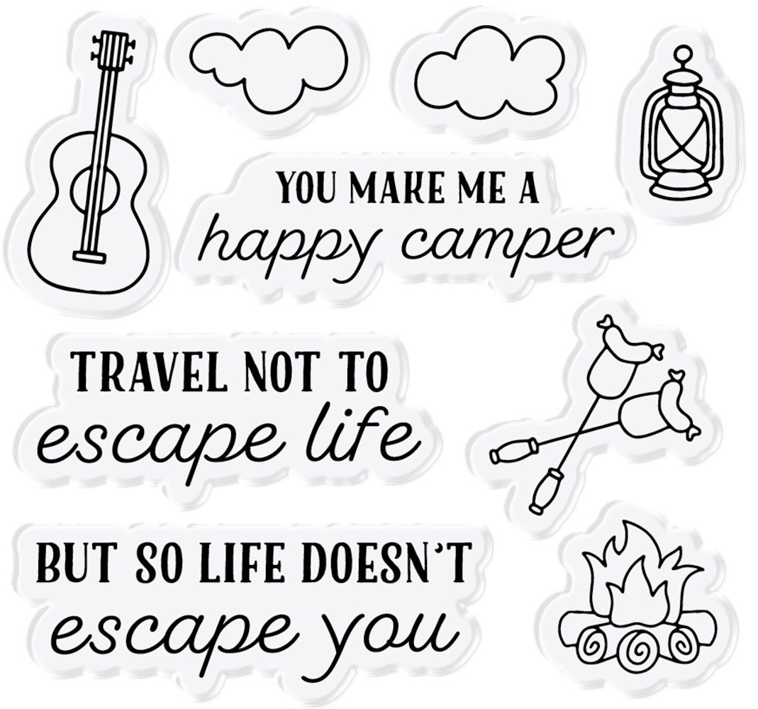 Gemini - Stamp & Die - Go Camping
