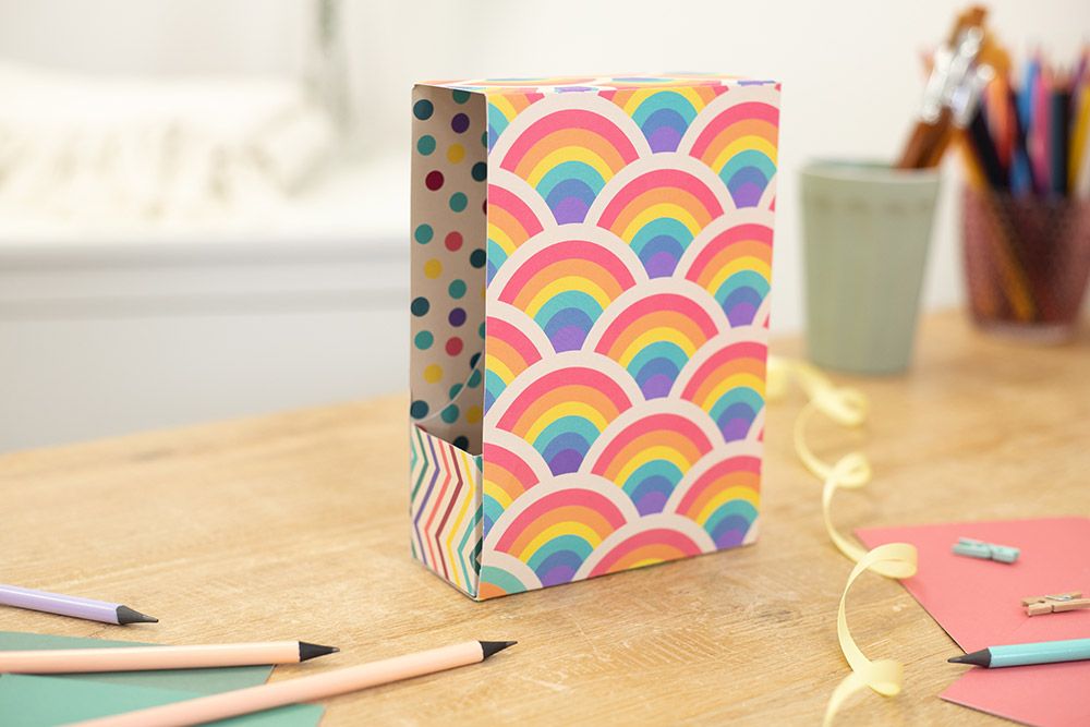 Crafters Companion - 12"x12" Paper pad - Retro Rainbow