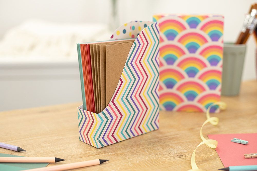 Crafters Companion - 12"x12" Paper pad - Retro Rainbow
