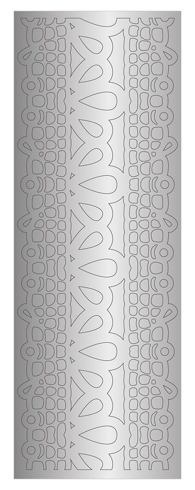 Positive Thoughts Metal Die - Traditional Lace