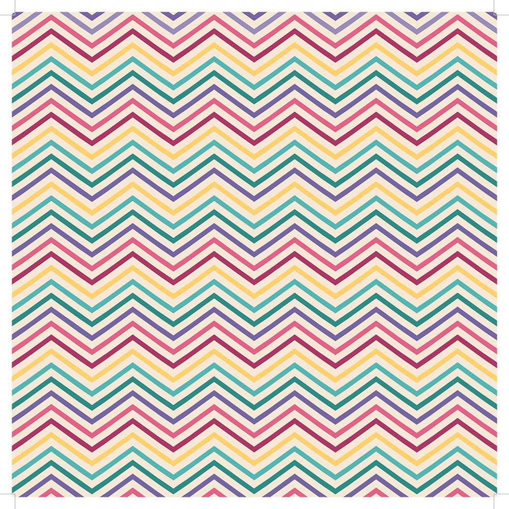 Crafters Companion - 12"x12" Paper pad - Retro Rainbow
