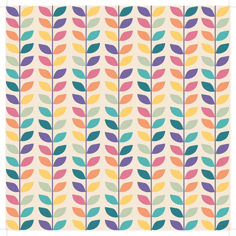 Crafters Companion - 12"x12" Paper pad - Retro Rainbow