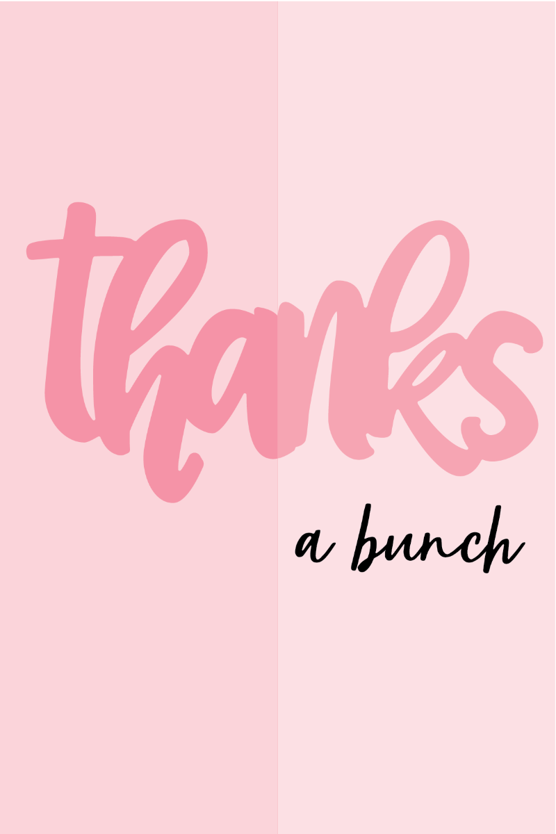 Gemini Gatefold Stamp & Die - Thanks a Bunch