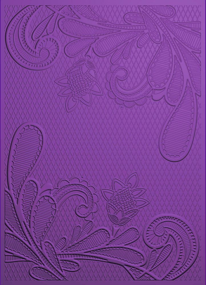 Gemini 5 x 7 3D Embossing Folder - Gossamer Lace