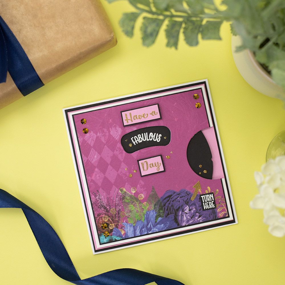 Gemini Reveal Wheel Stamp and Die - Sentiment Reveal Wheel