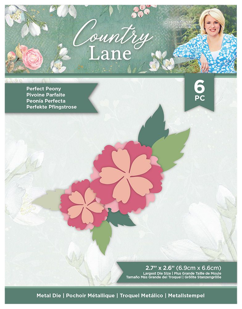 Sara Signature Country Lane Die - Perfect Peony