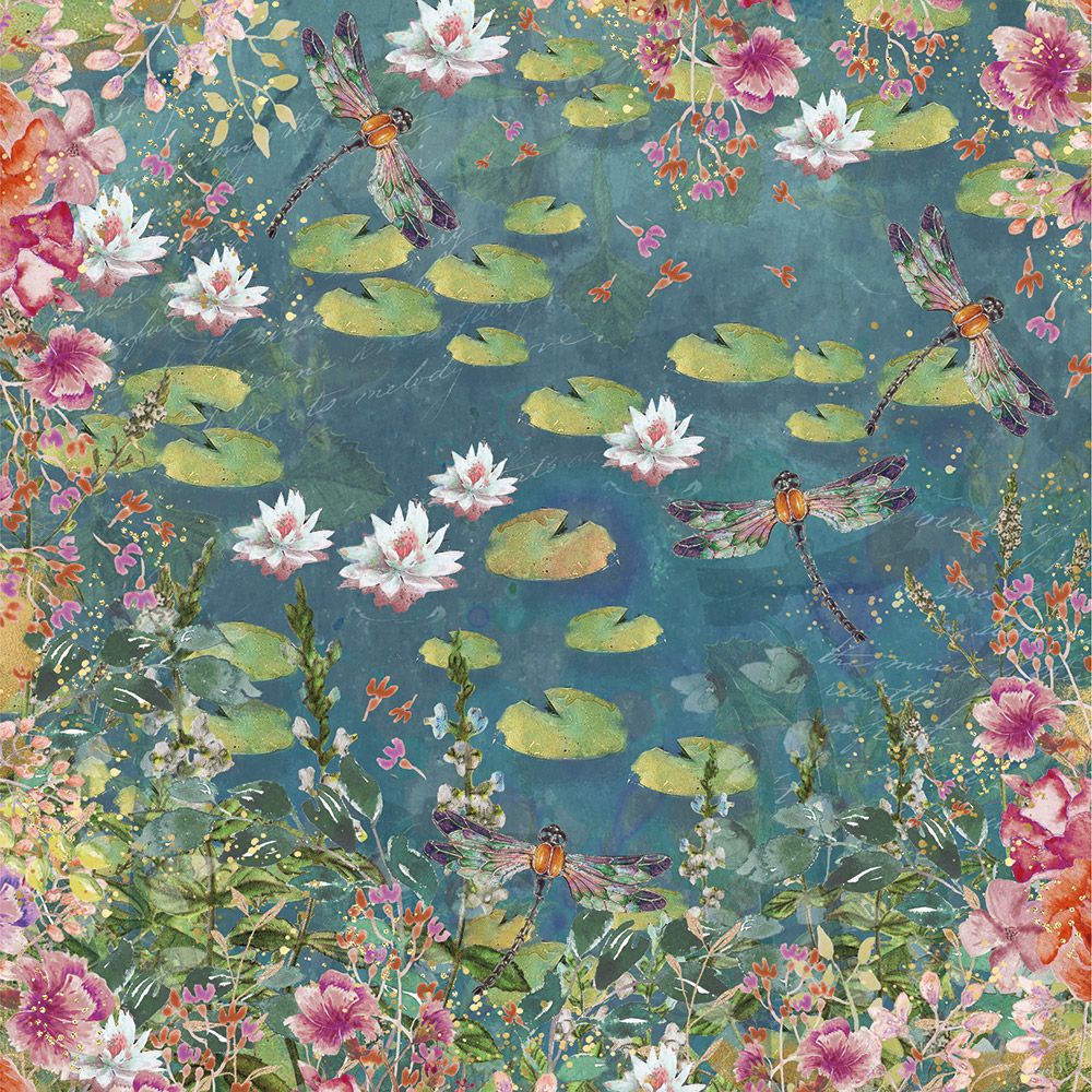 Sara Signature Dancing Dragonfly - 8x8 Vellum Pad
