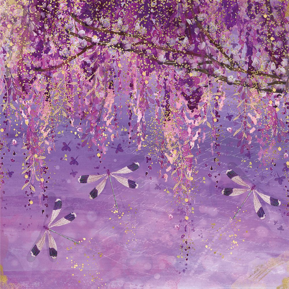 Sara Signature Dancing Dragonfly - 8x8 Vellum Pad