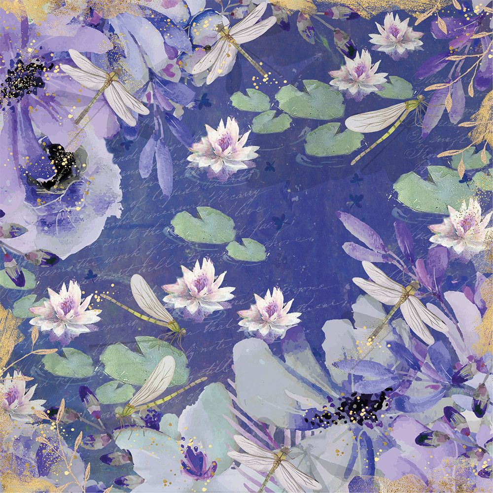 Sara Signature Dancing Dragonfly - 8x8 Vellum Pad