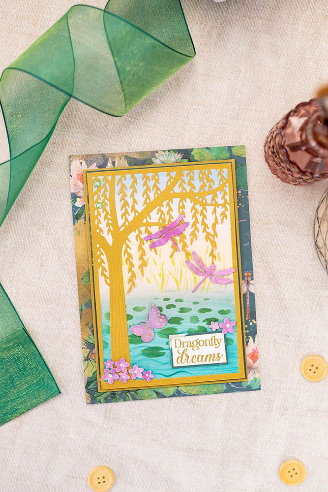 Sara Signature Dancing Dragonfly Clear Acrylic Stamp - Dragonfly Dreams