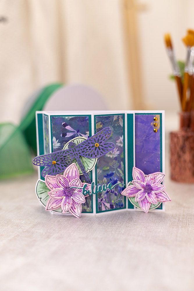 Sara Signature Dancing Dragonfly - 8x8 Vellum Pad