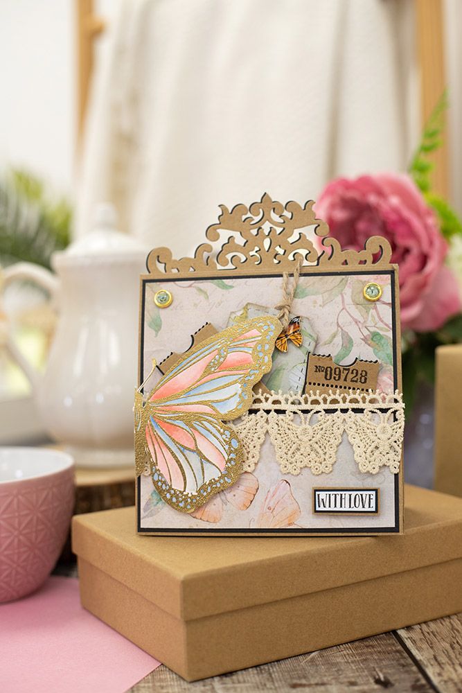 Sara Signature - Vintage Butterflies Metal Die - Opulent Edge