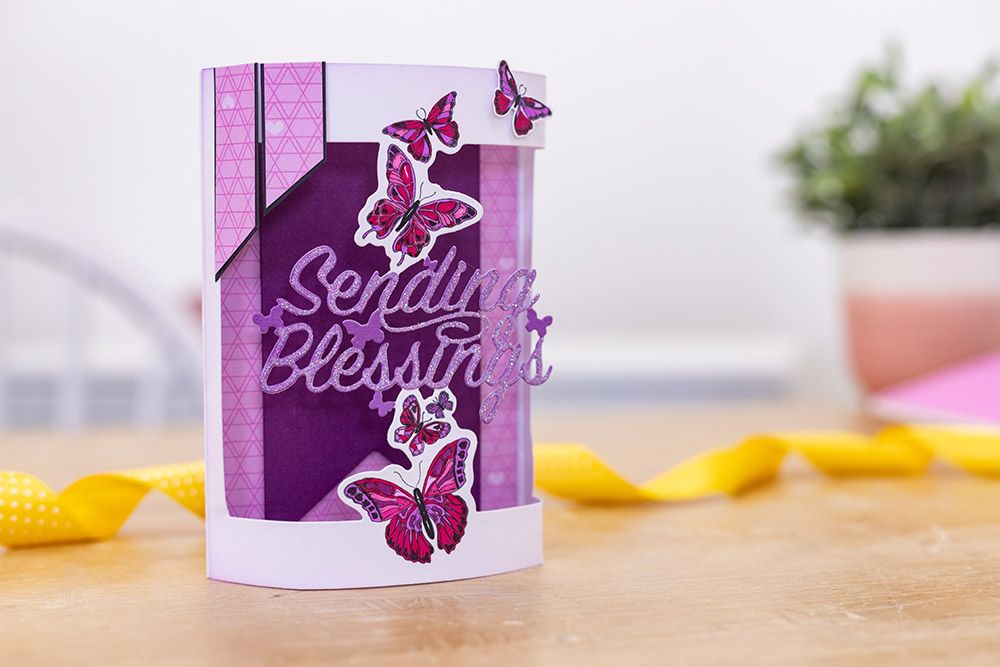Sharon Callis Crafts - Stamp and Dies - Sending Blessings