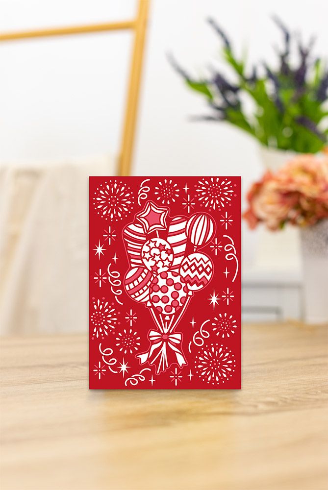 Gemini 3-in-1 Create a Card Die - Balloon Bouquet