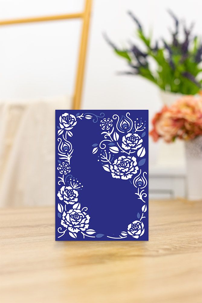 Gemini 3-in-1 Create a Card Die - Floral Peacock