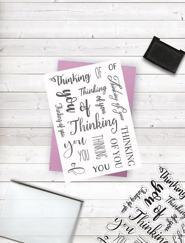 Crafters Companion Photopolymer Stamp - Thinking of You