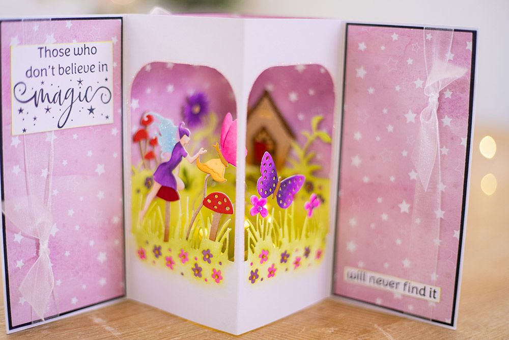 Gemini - Stamp & Die - Scenes of Light collection - Fairies of Light