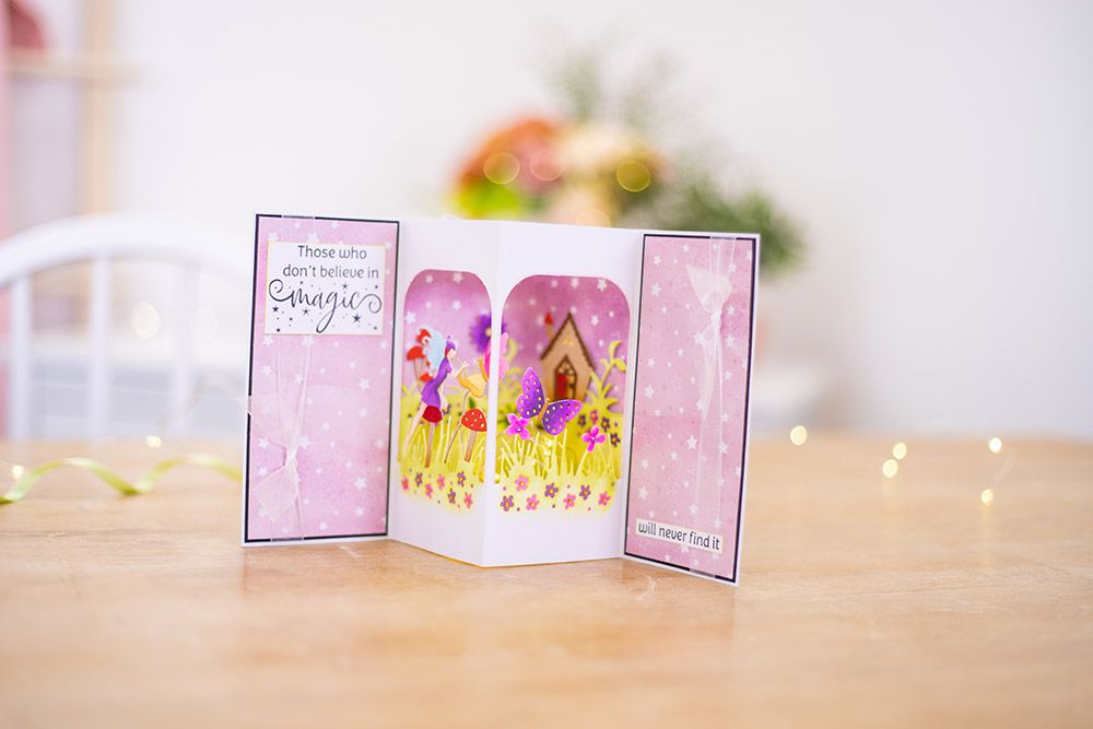 Gemini - Stamp & Die - Scenes of Light collection - Fairies of Light