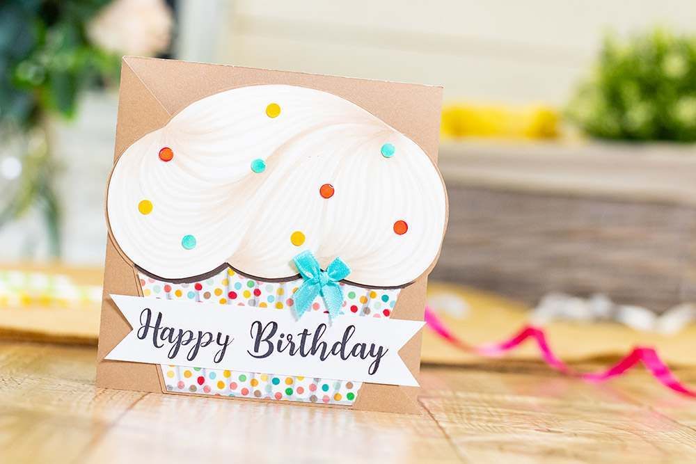 Crafters Companion Sentiment and Verses Clear Stamps - Happy Birthday
