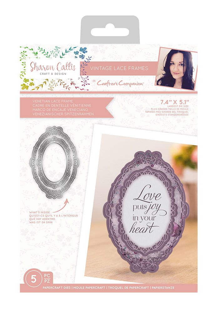 Sharon Callis Crafts Vintage Lace Frames - Venetian Lace Frame