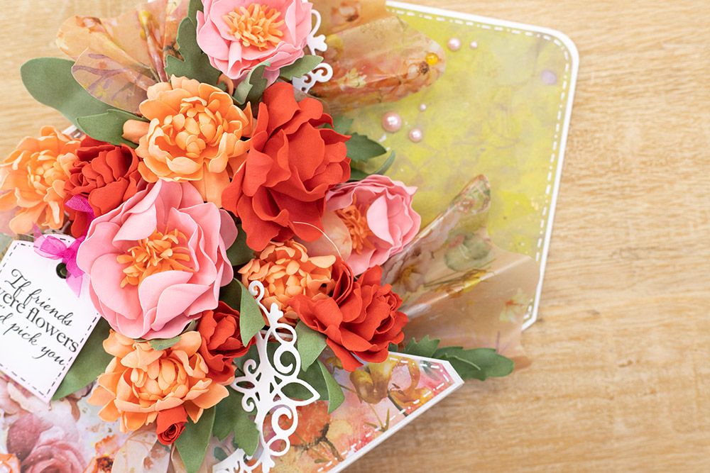 Sara Signature Say It With Flowers - 9"x12" Flower Forming Foam Pack