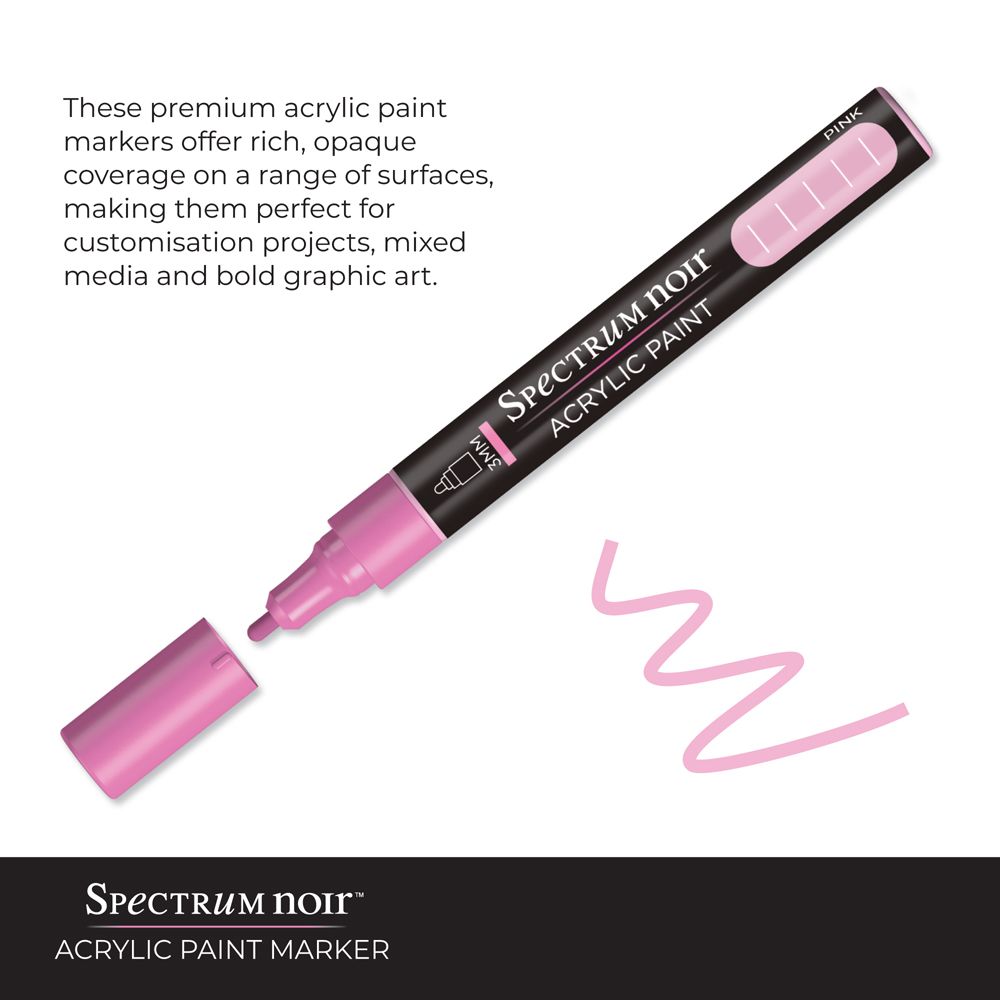 Spectrum Noir Acrylic Paint Marker (4PC)-Brights